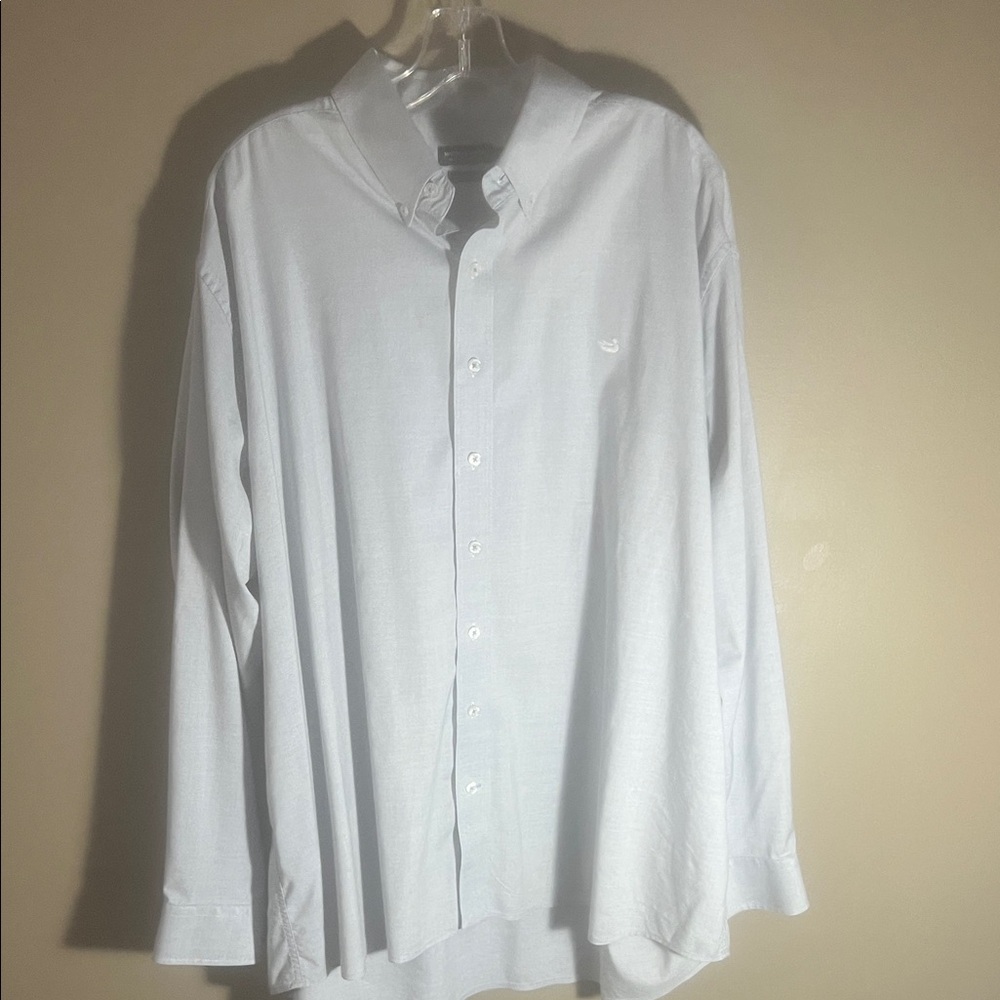 Southern Marsh Performance Light Blue Button-Down Shirt